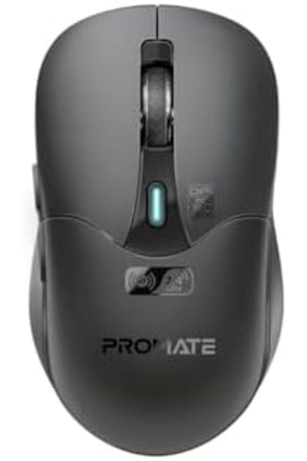 Promate-Cordless Mouse, Premium Bluetooth Nano Receiver Wireless Mouse with Dual Mode Connectivity, 1