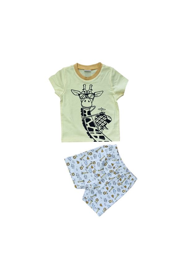 Fuar Baby-Baby Boy Children's 100% Cotton Shorts Set (1-4 Years) 1