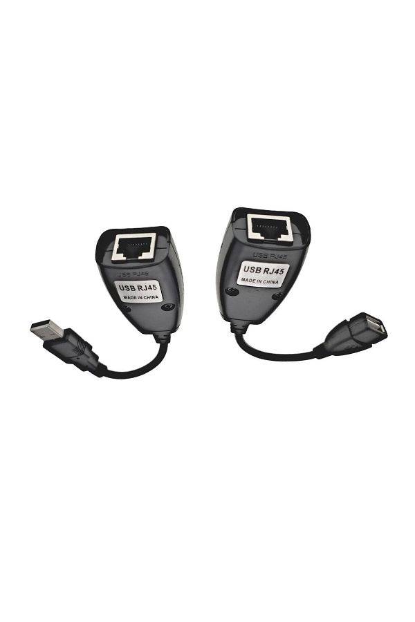 OEM-USB extension cable -RJXT male - female, USB cable extension with RJ45 Cat5 and Cat6 1