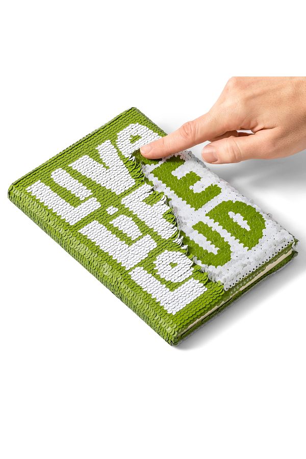 Gadget Master-Notebook with reversible sequins – Live Life Loud 1