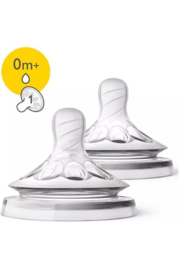 Philips Avent Natural Biberon Emziği No:1 Yenidoğan 0m 2'li
