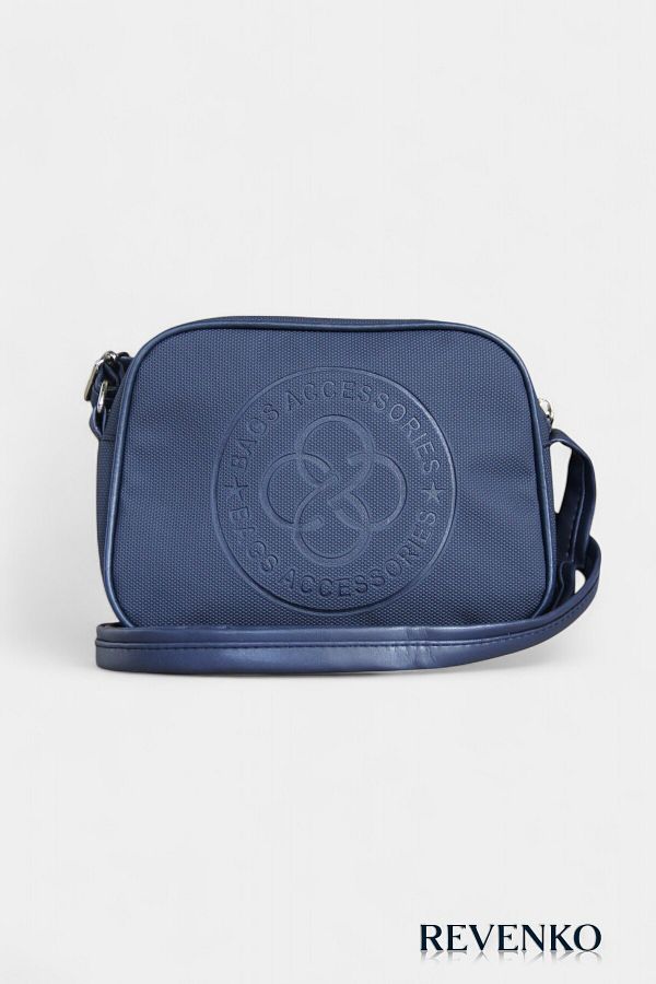 REVENKO-Medium Size Hot Printed Navy Blue Tote Bag Suitable for Shoulder and Cross Use 1