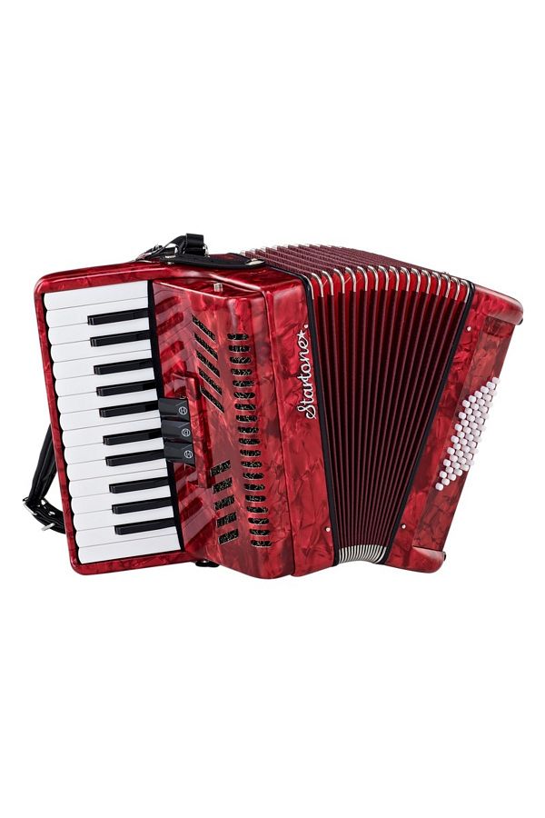 Startone-Accordion Startone Piano Accordion 48 Red MKII 1