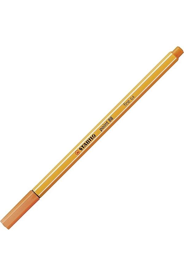 Stabilo-- Fine Felt Tip Pen - Point 88 - Light Flame Red 1