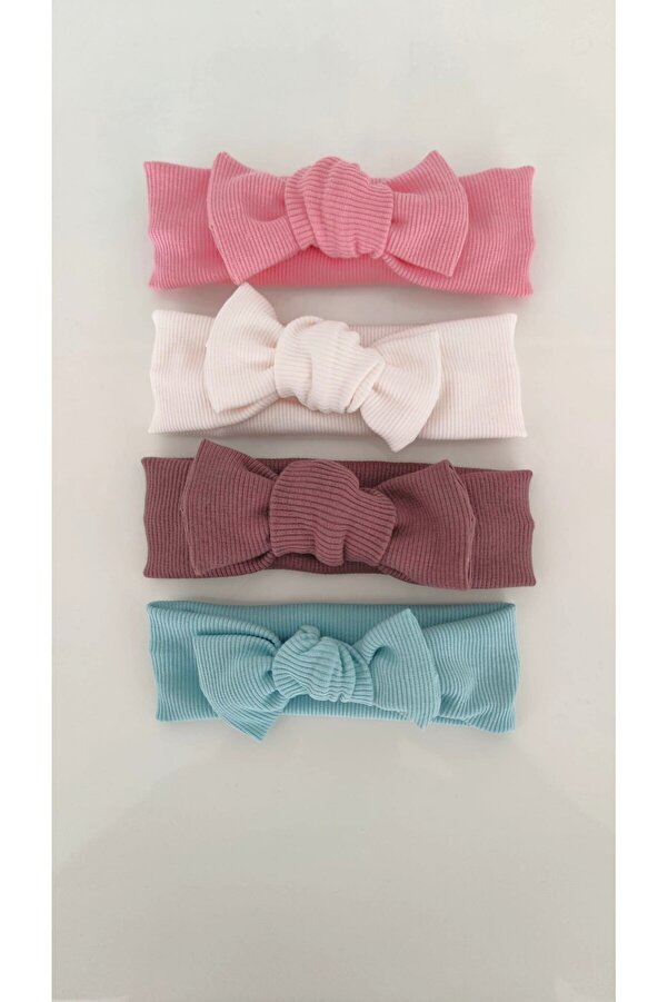 nisbutik aksesuar 4'lü Bandana Seti, Bebek Çocuk Bandana Seti, Bandana Set