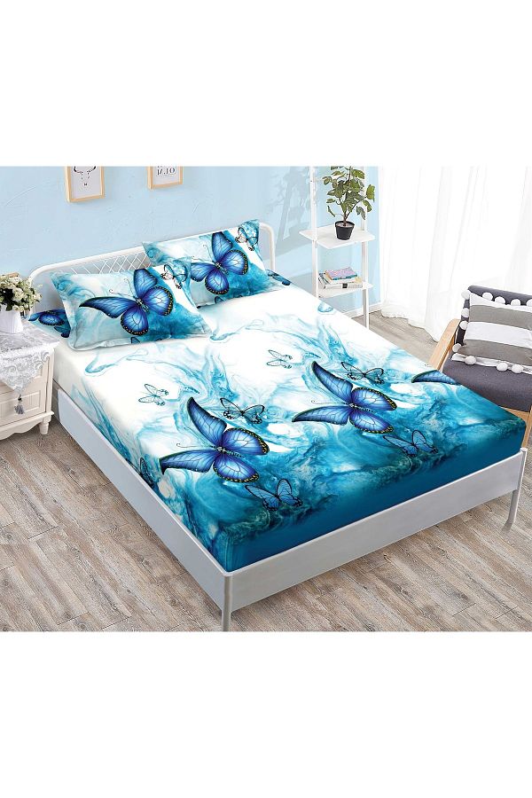 CHIRASO-CHIRASO Set Bed Cover, Fine Cotton, 180x200 cm and 2 Pillowcases 80x52 cm 1