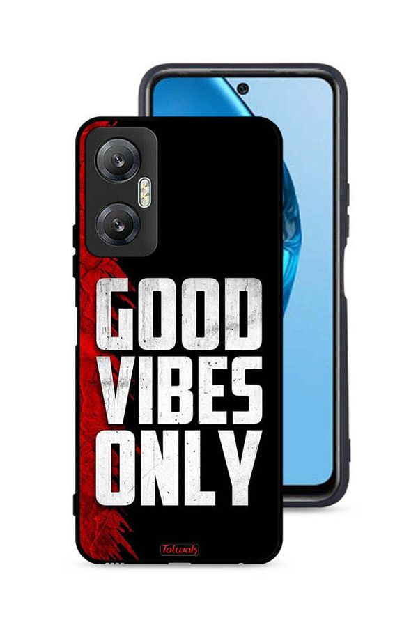 Tolwak-Infinix Hot 20 5G Protective Case Cover Good Vibes Only 1