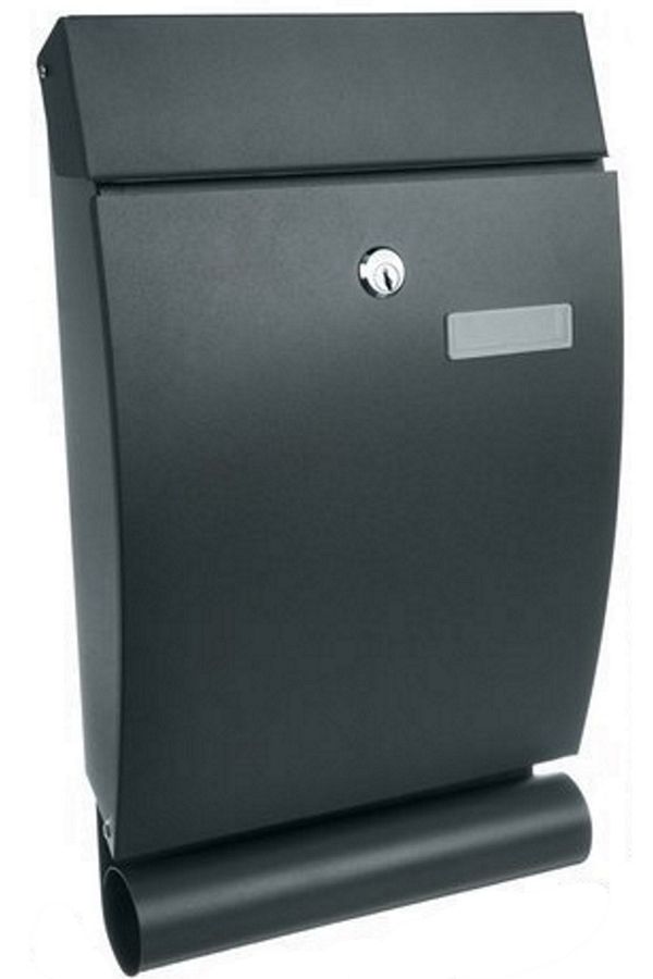 ideal STORE-idealStore XmailBox Mailbox, Galvanized Steel, includes Installation Kit, Window with Visor 1