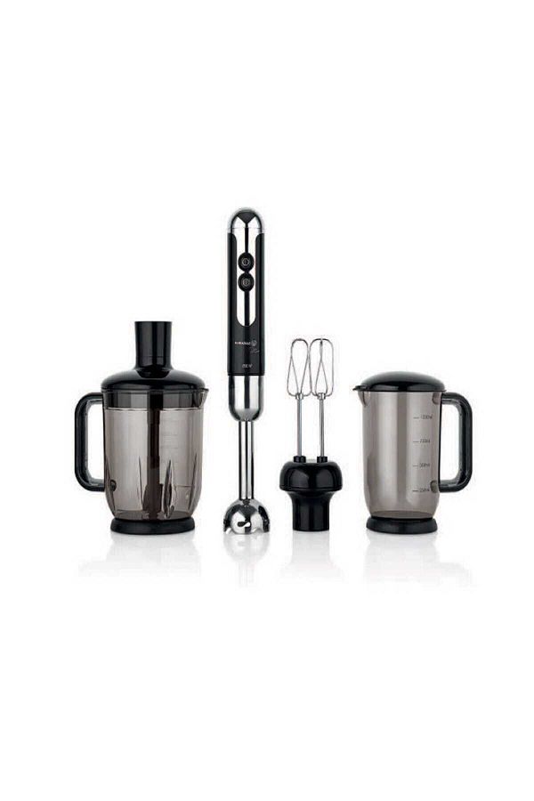 KORKMAZ-Mia Mega Black/chrome Blender Set A447-12 1