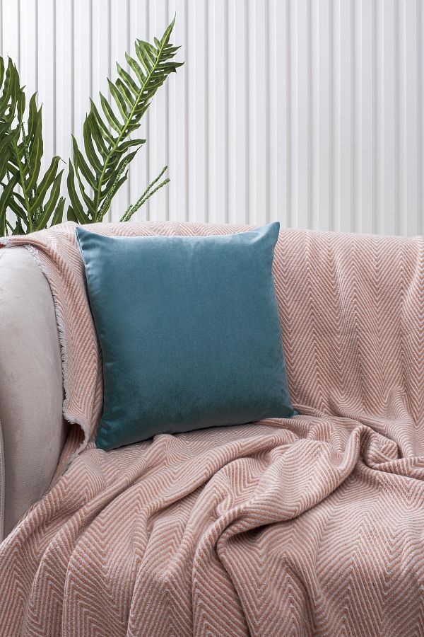 ÖZENEV-Panoroma Petrol Plain Plain Throw Pillow Case Suitable for Punch (Punch) Processing Decorative Pillow Case 30X50 1