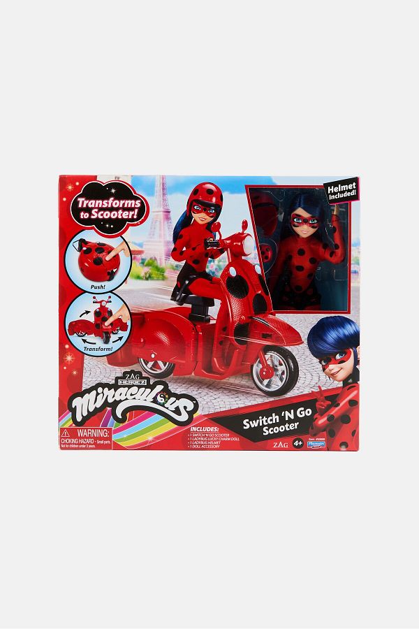 ZAG Heroez Miraculous-Ladybug And Switch N Go Scooter Action Figure 1