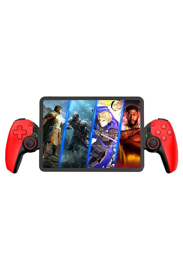 SKYDDAR INNOVATION-Wireless Bluetooth 5.2 Controller Universal, Android/iOS/PS4/Switch, BSP-D9, set sticker, Red 1