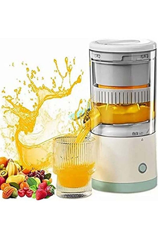 Generic-Portable Blender, Electric Citrus Juicer Rechargeable Hands Free Masticating Orange Juicer Lemon Squ 1
