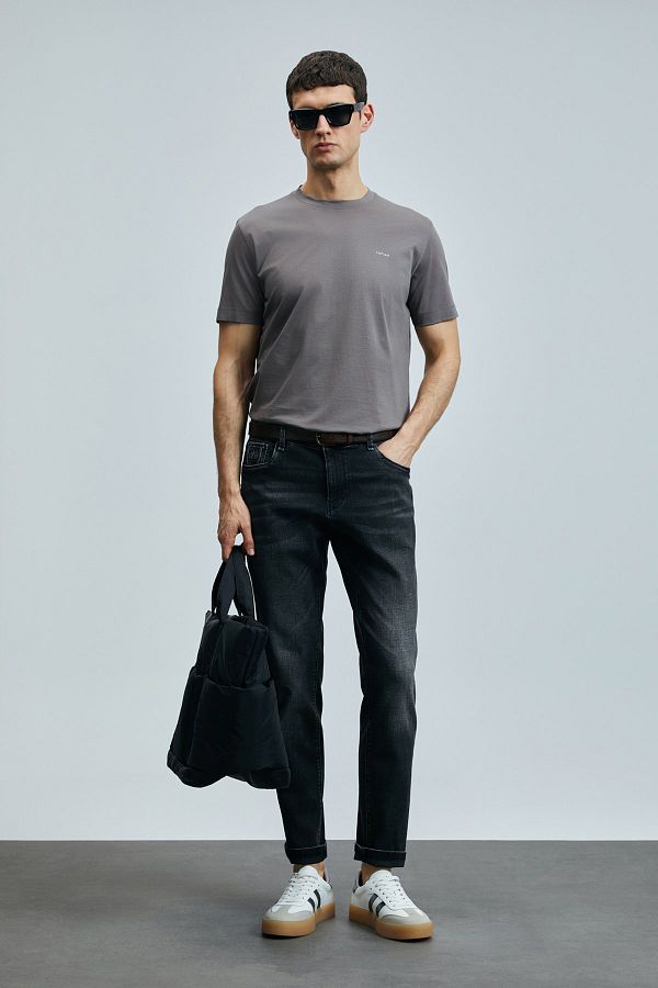 Lufian-Ανδρικό παντελόνι LUFİAN Chrısto Smart Jean Slim Fit 00210 1
