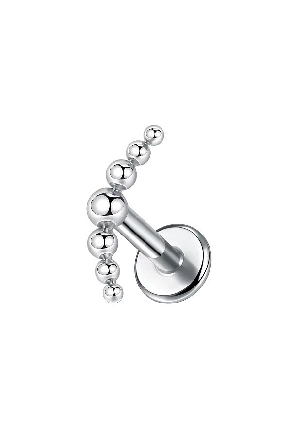 Janset-F136 Titanium Mirror Polished Top Model Helix Piercing - Titanium Conch Piercing 1