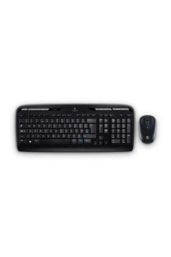 VOODOO-Logitech MK330 Wireless Keyboard and Mouse Set, QWERTY, Black 1