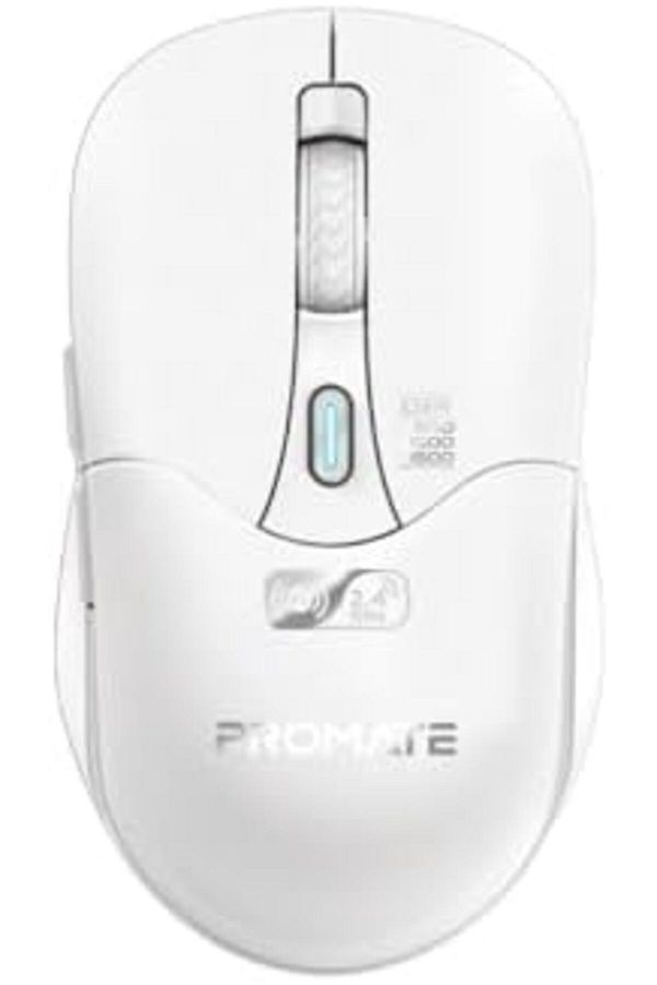 Promate-Cordless Mouse - Premium Bluetooth Nano Receiver Wireless Mouse with Dual Mode Connectivity 1