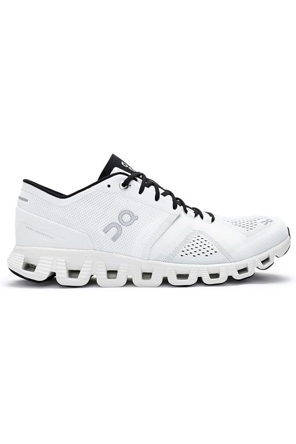 ON-Cloud X White Running Sneakers – Dual Density Insole & CloudTec Sole 1
