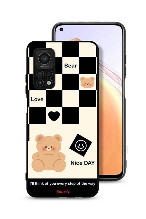 Tolwak-Xiaomi Mi 10T Pro 5G Protective Case Cover I Will Think Of You Every Step Of The Way 1