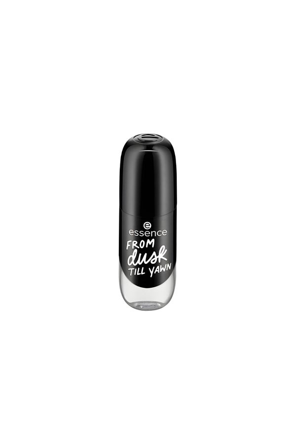 Essence-طلاء أظافر إسنس شاين لاست آند جو جل أسود رقم 46 - 8 مل 1