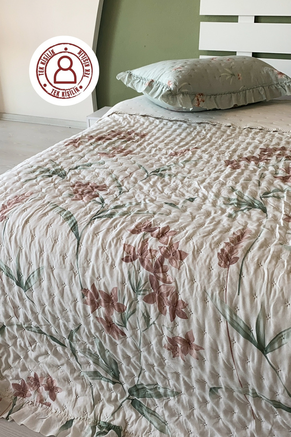 sutra-Flora Series Double-Sided Single Bedspread Set 1