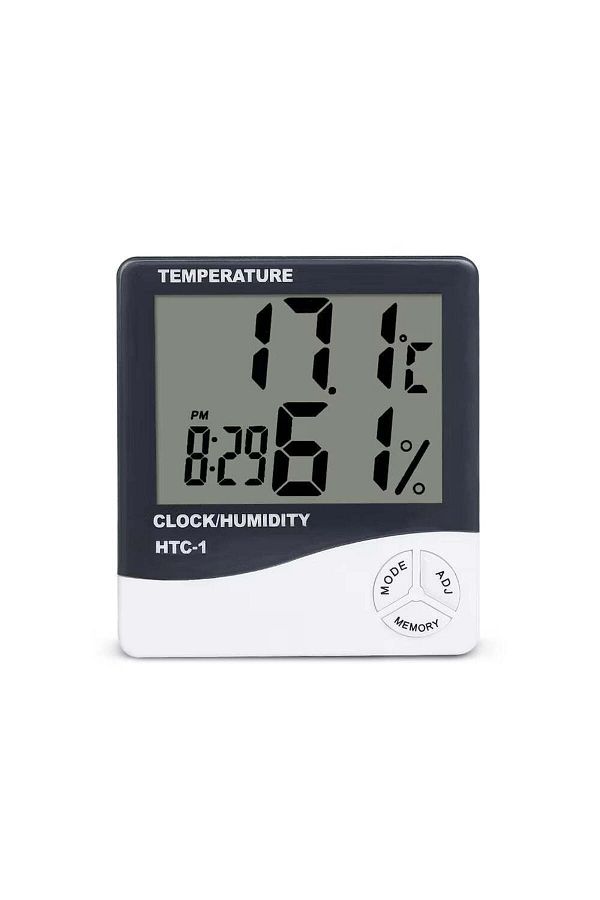 divendi-ro-Clock, Thermometer and Hygrometer HTC 1, 3 in 1, Temperature, Weather Station, Humidity, Alarm 1