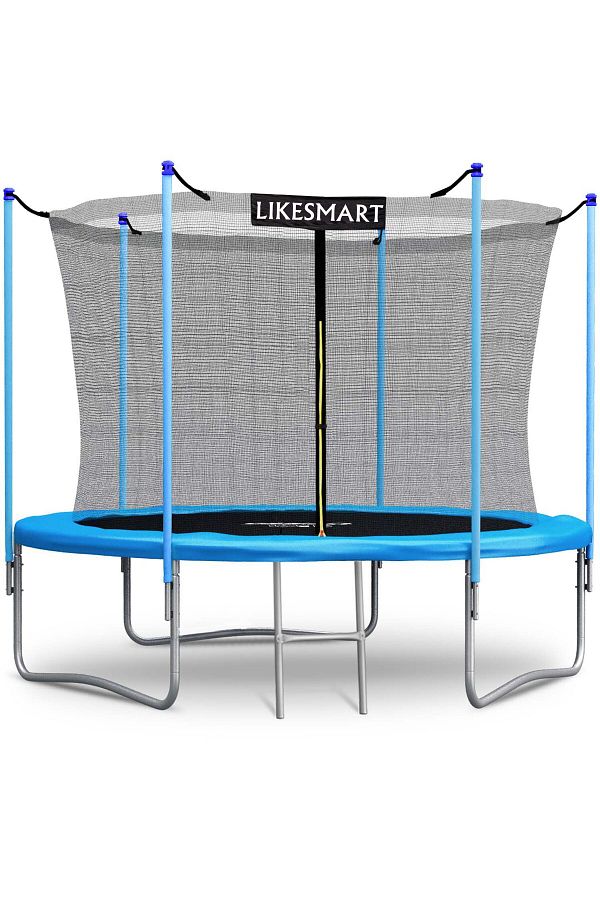 İSP-Trampoline 305 CM "ISP LikeSmart" Steel, with Protective Net, Access Ladder, Supports up to 1 1