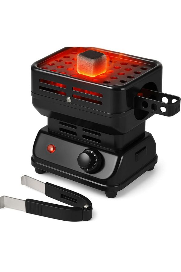 X TURBO-موقد فحم كهربائي X TORBO 3D/مشعل فحم محمول مع تسخين متين 1