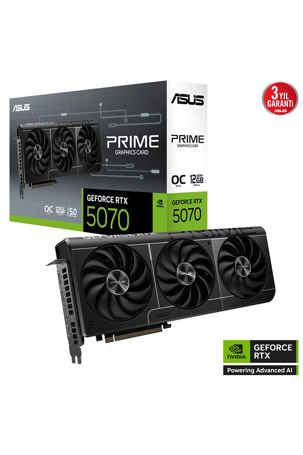 ASUS-بطاقة رسومات GDDR7 سعة 12 جيجابايت - PCI 5.0 مع دعم HDMI وDP 1