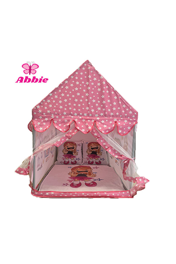 Abbie Pembe Rüya Evi Karakter Alt Minder ve Kırlent Kılıfı, şık ve rahat tasarım