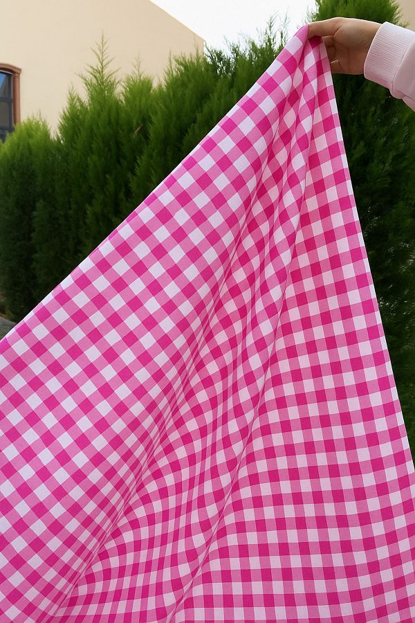 AfgTech-Piti Checkered Table Cloth, Picnic Blanket, Multi-Purpose Blanket 1