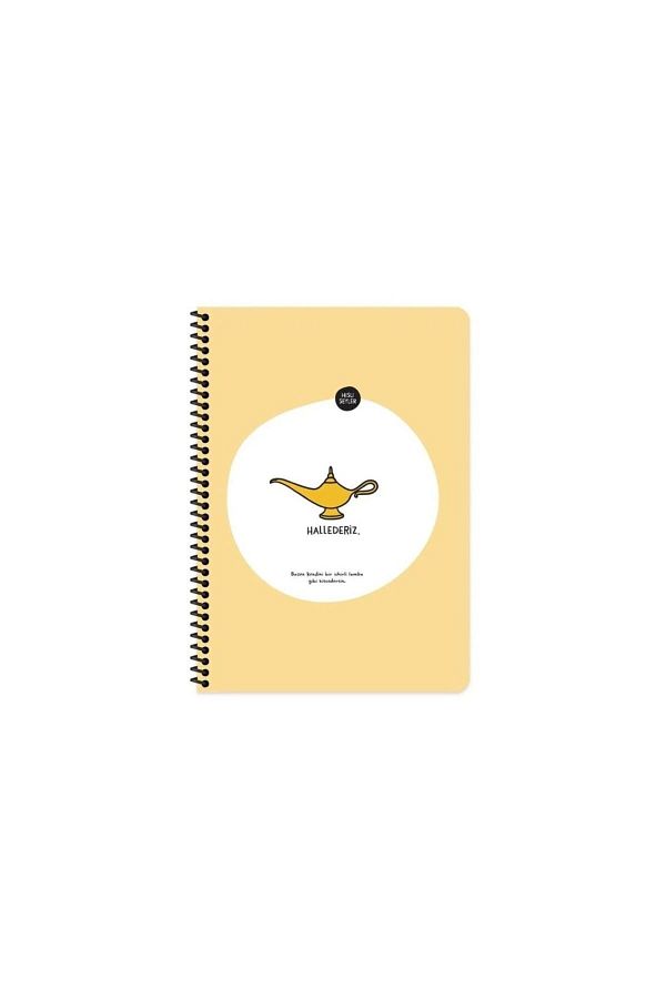 Hisli Şeyler-A4 Lined Sharp Spiral Notebook We Can Handle It - 80yp 1