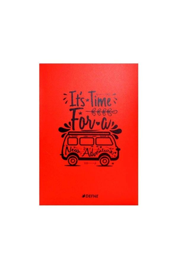 Defne-Nebula A5 60 Sheets Plastic Cover Stitched Notebook 1
