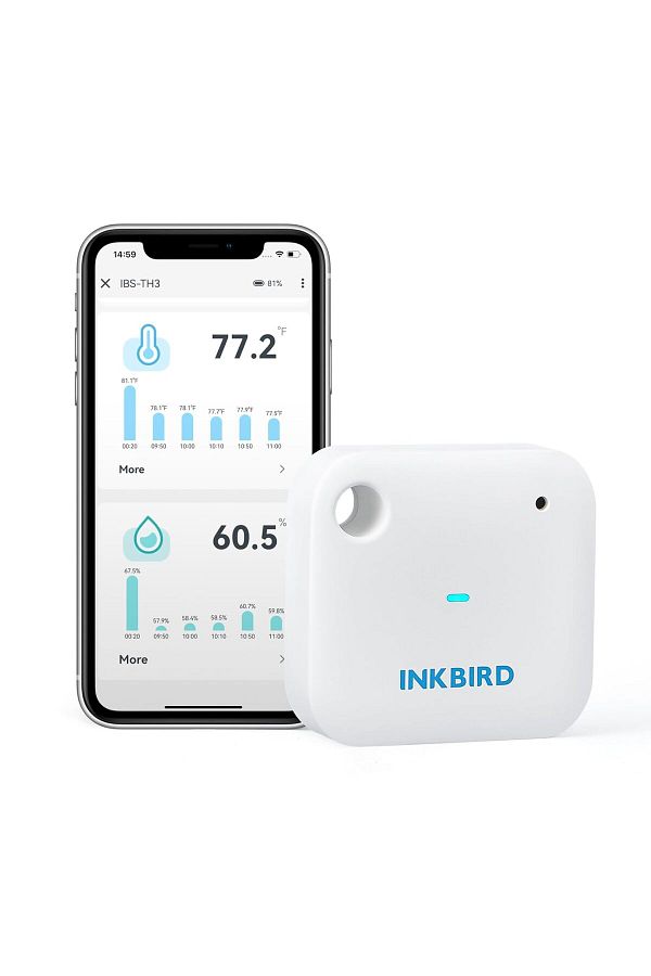 Inkbird-WiFi Thermometer Hygrometer Monitor, Smart Temperature Humidity Sensor IBS-TH3 1