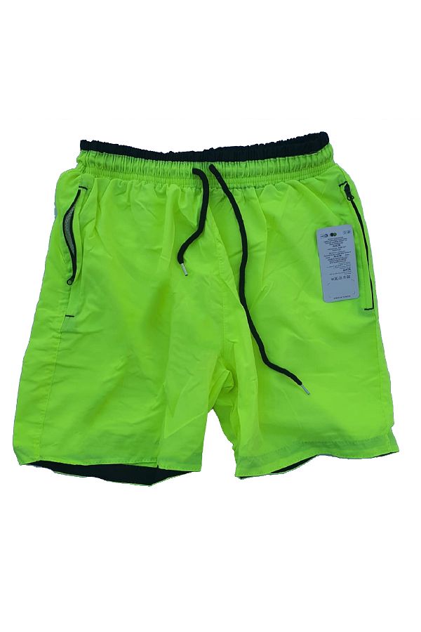 makiteks-Swim Shorts - 2 Pockets, Mesh Inside, Elastic Waist and Lacing Cord 1