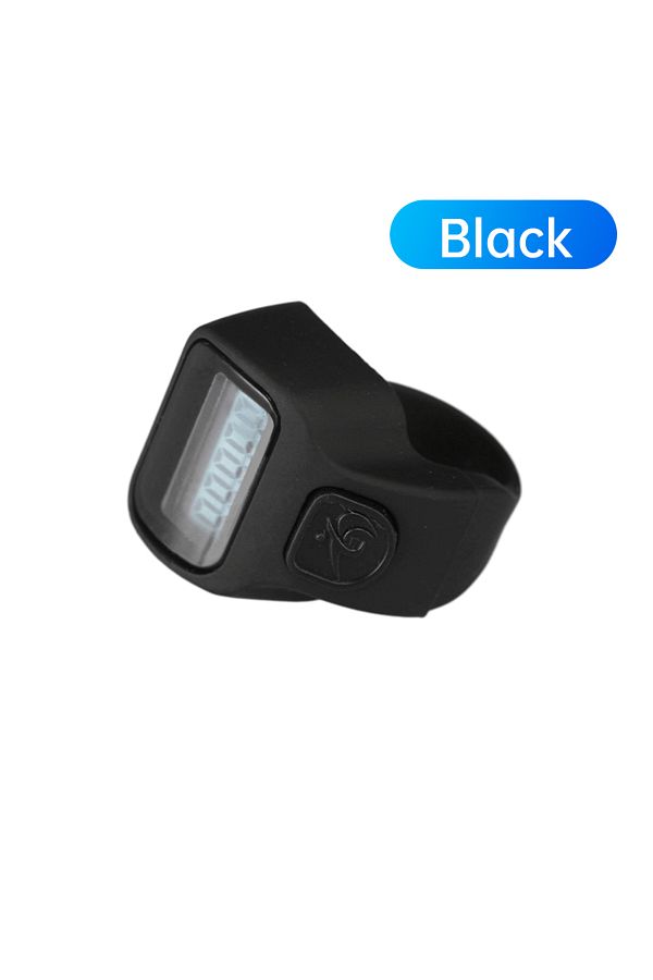 Choice-black Mini Ring Shape Finger Counter LCD Electronic Digital Tally Counter Smart Ring Click Lap Count 1