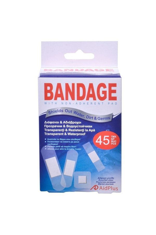 SHOPIENS-Waterproof and transparent patches, different models and sizes, 45 pcs. 1