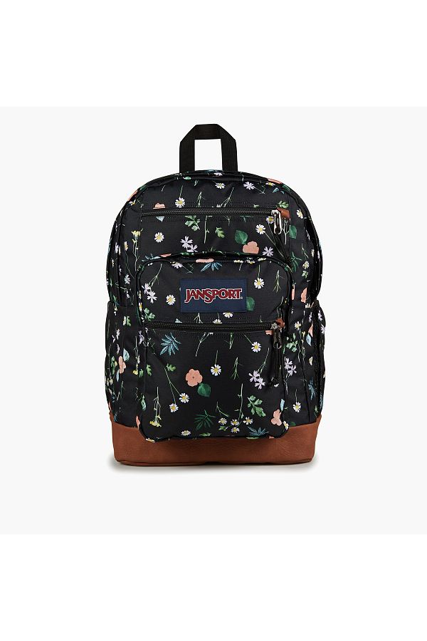 Jansport-Floral Print Backpack with Adjustable Straps and Zip Closure - 21x31x44 cms 1