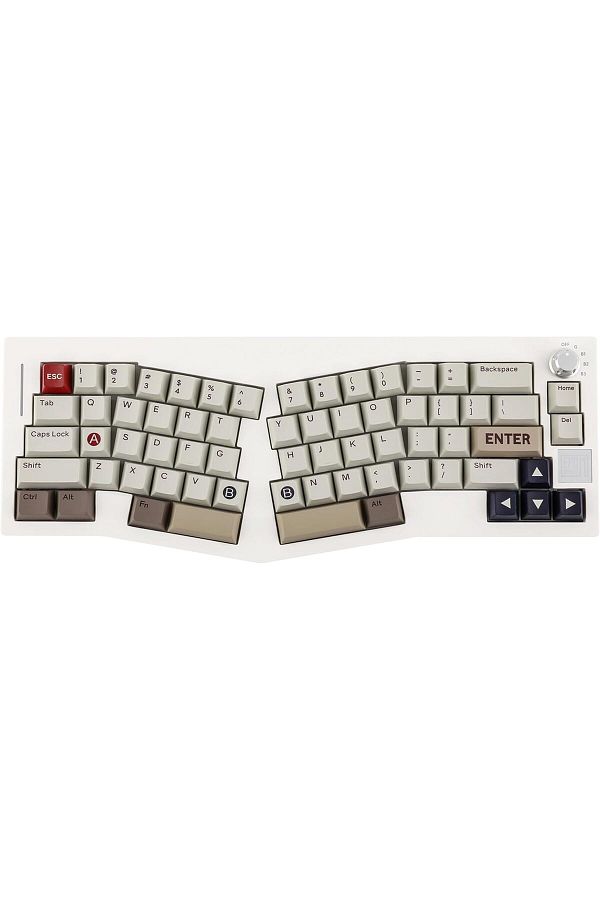 Epomaker-لوحة مفاتيح الألعاب اللاسلكية Alice 66، لوحة مفاتيح ميكانيكية قابلة للبرمجة Alice Layout QMK/VIA، B 1