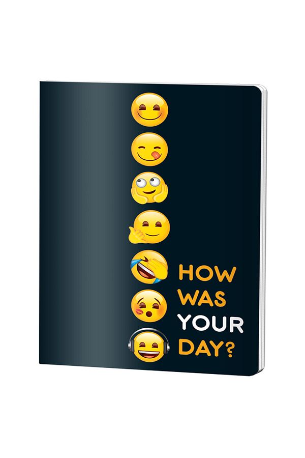 PIGNA-Notebook A4, 60 Pages, Dictando Ruling, Emoji Cover, Stapled Binding 1