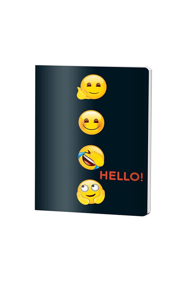 PIGNA-, Notebook A5 48 Pages, Arithmetic Ruling, Emoji Cover, Stapled Binding 1