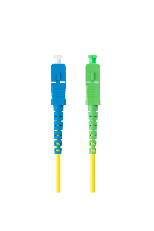 dalip-Cablu pentru retea, comectori SC/APC-SC/APC, simplex, 3.0mm, 5m lungime, Galben 1