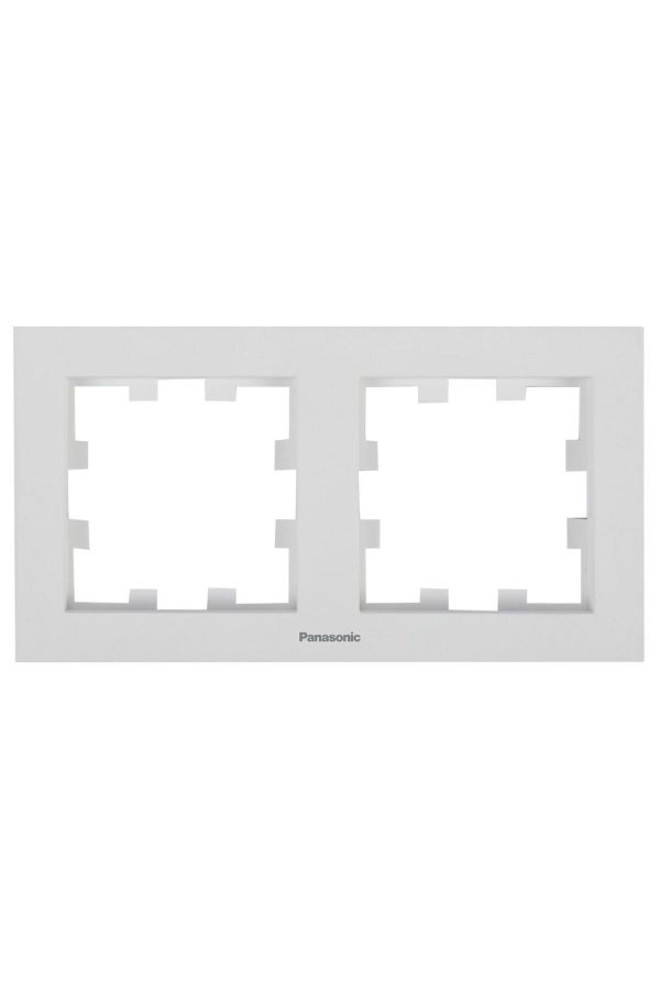 PANASONIC-Double Horizontal Frame Karre Plus 55 Soft Touch Seashell 1