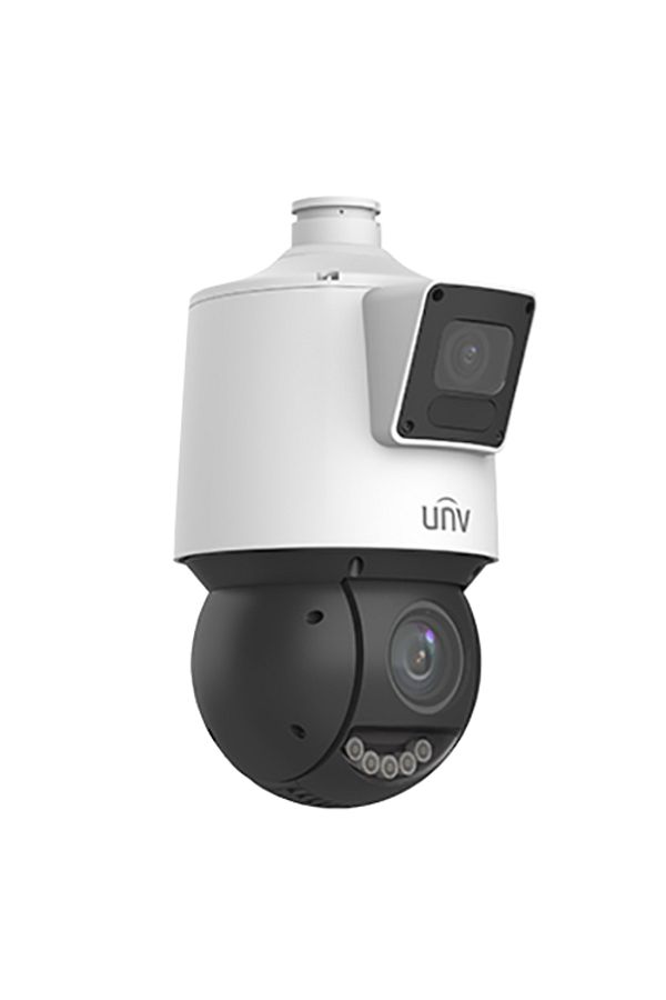 Uniview-Dual-lens IP camera, PTZ, 4MP, 25X, AutoTracking, Audio, Alarm, PoE, IP66 - UNV IPC94144SFW-X25-F40C 1