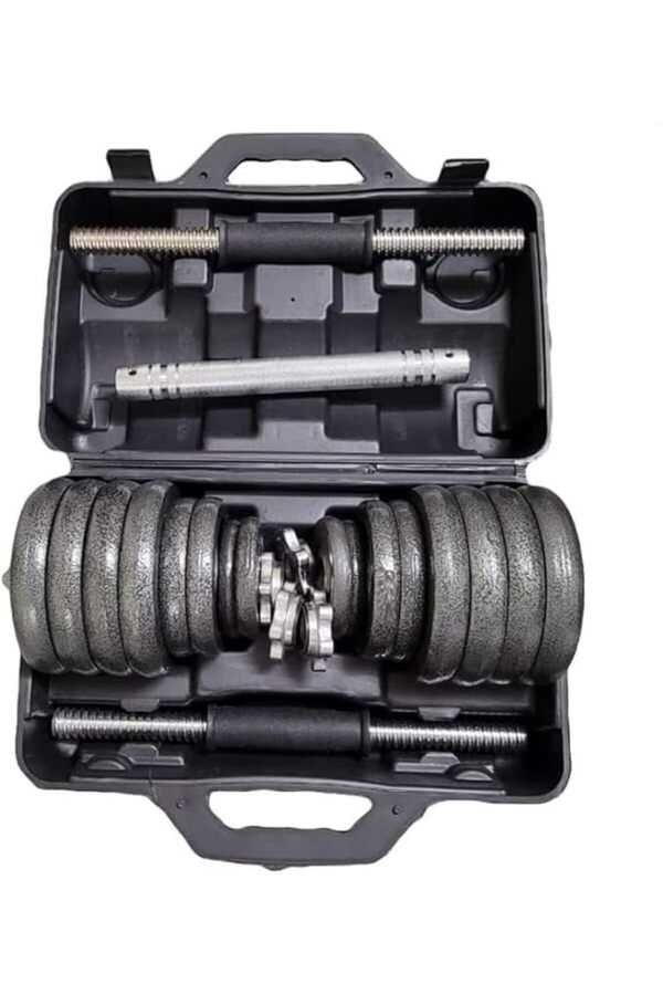 Delta Power-DeltaPower Cast Iron Adjustable Dumbbell Set Hand Weight 30KG 1