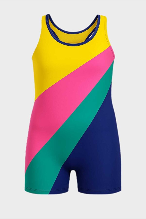 My Kids Wear Yüzücü Şortlu Kız Çocuk Mayo