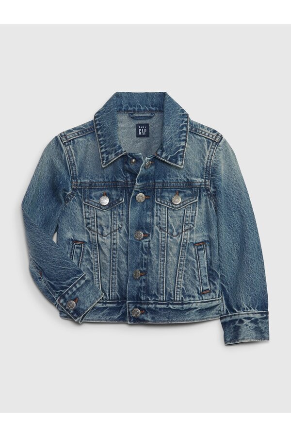 GAP Erkek Bebek Lacivert Icon Denim Ceket