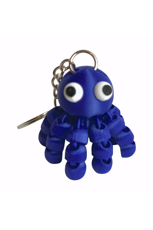NBShop-Cute Octopus Keychain – 3D Design Bag Ornament 1