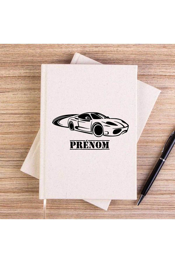 Z zepplin-Ferari Pronom Cream Unlined Canvas Notebook 1