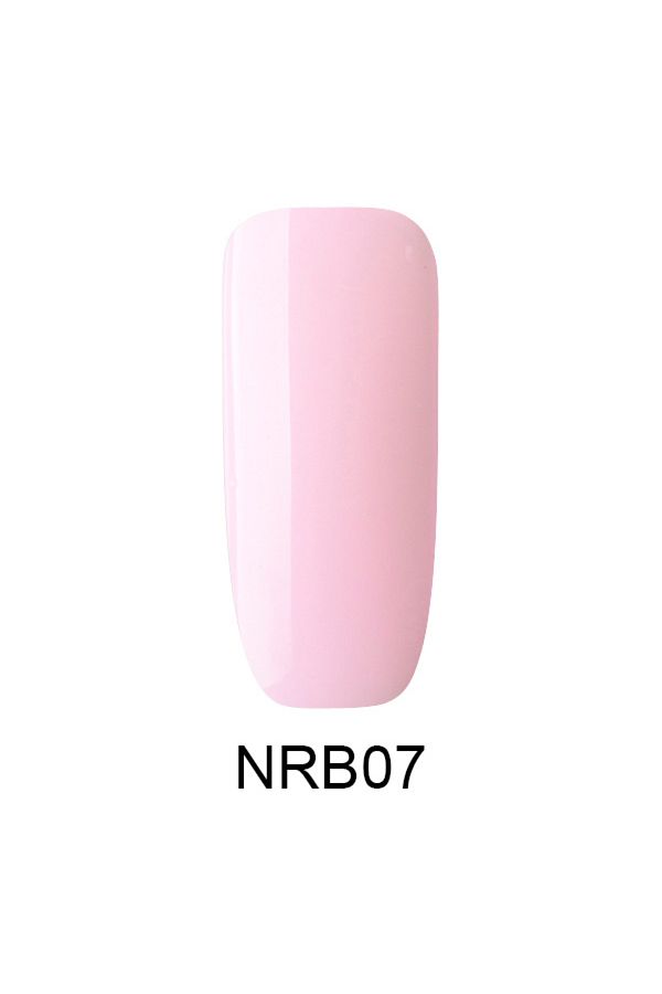 Makeart Baby-Rubber Base - Baza caucicata semipermanenta Makear, 07 bej cald, 8 ml 1